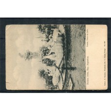 CIUDAD DE BUENOS AIRES ANTIGUA TARJETA POSTAL FUENTE DE LOLA MORA